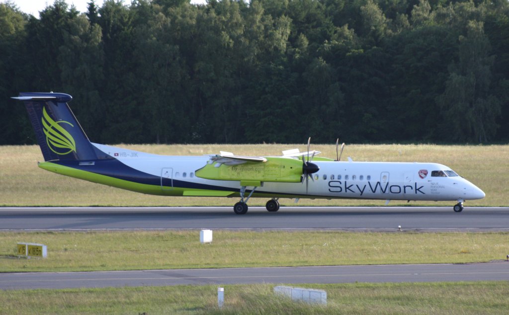 Sky Work Airlines,HB-JIK,(c/n4265),De Havilland Canada DHC-8-402Q Dash 8,01.06.2012,HAM-EDDH,Hamburg,Germany