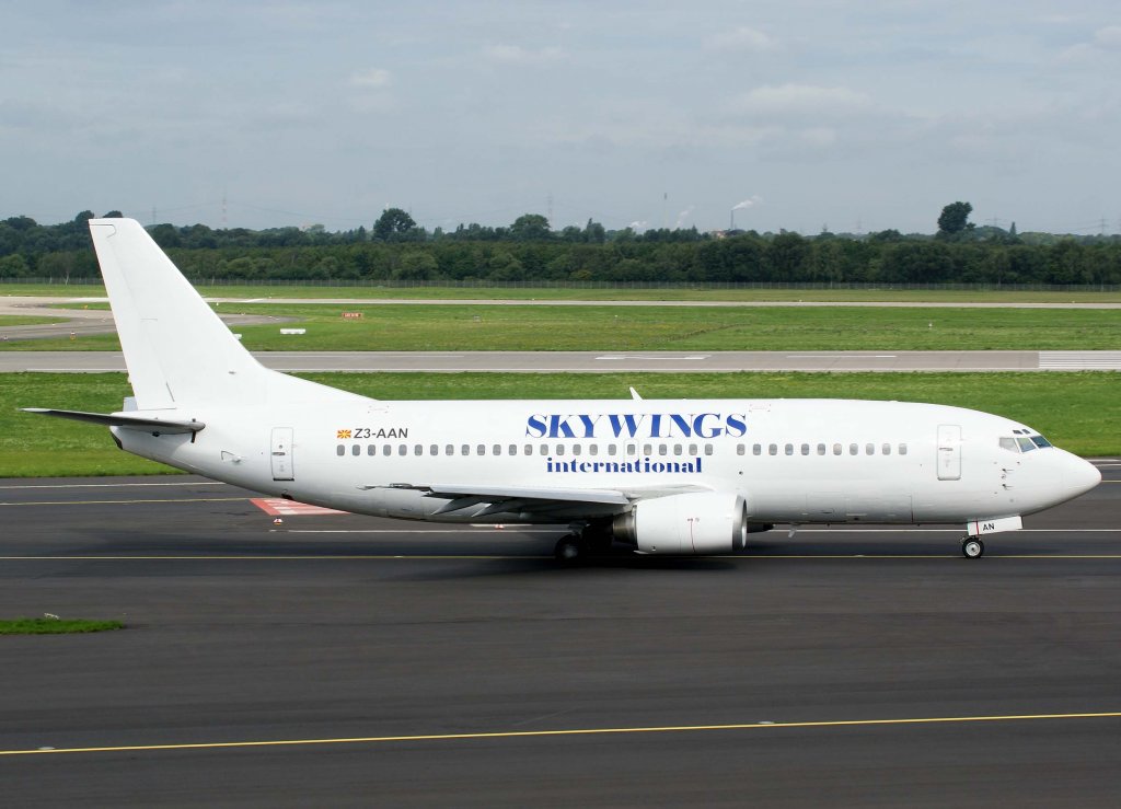 Skywings International, Z3-AAN, Boeing 737-300, 2010.08.28, DUS-EDDL, Dsseldorf, Germany 

