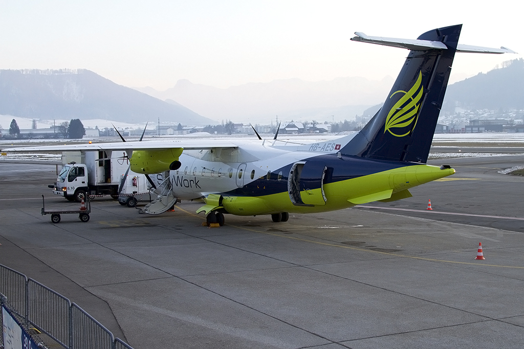 Skywork Airlines, HB-AES, Dornier, DO-328, 26.01.2013, BRN, Bern, Switzerland




