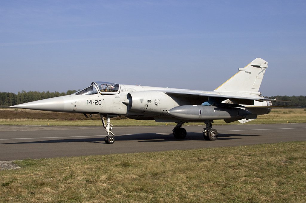 Spain - Air Force, C14-38 (14-20), Dassault, Mirage F-1M, 18.09.2009, EBBL, Kleine Brogel, Belgien 

