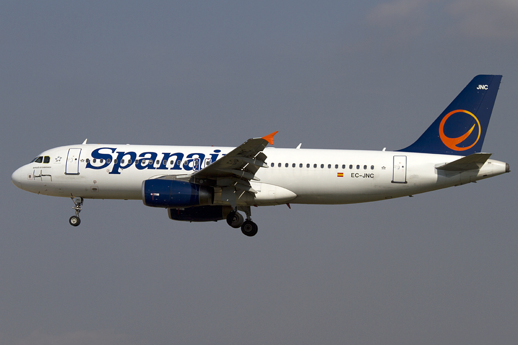 Spanair, EC-JNC, Airbus, A320-232, 06.09.2010, BCN, Barcelona, Spain


