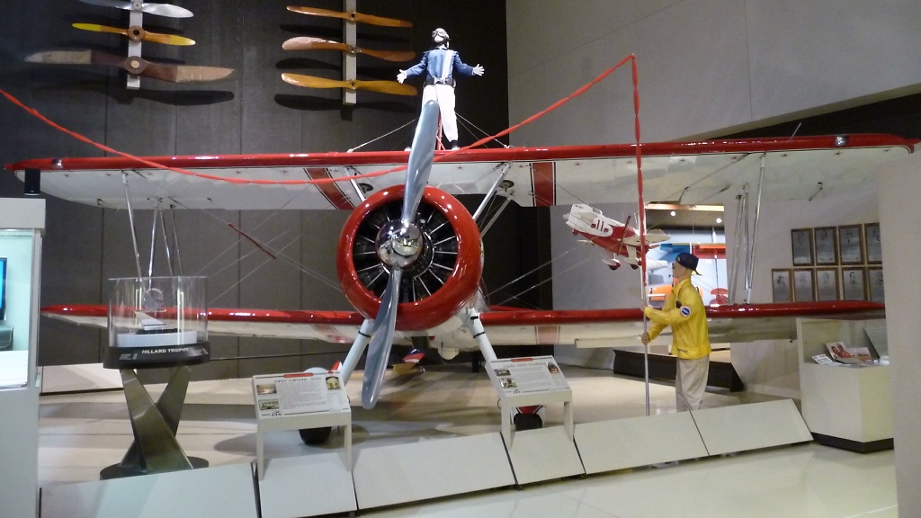 Speziell fr Airshows entwickelte Joe Hughes (EAA 66003) die Super Stearman im Jahre 1977. Zu sehen im EAA Museum Oshkosh, WI (3.12.10).