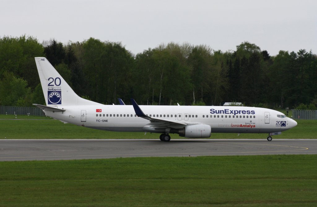 Sun Express,TC-SNE,(c/n29684),Boeing 737-8HX(WL),06.05.2012,HAM-EDDH,Hamburg,Germany