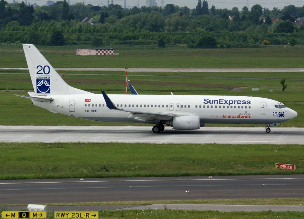 SunExpress, TC-SUH, Boeing 737-800 wl, 2009.05.13, DUS, Dsseldorf, Germany