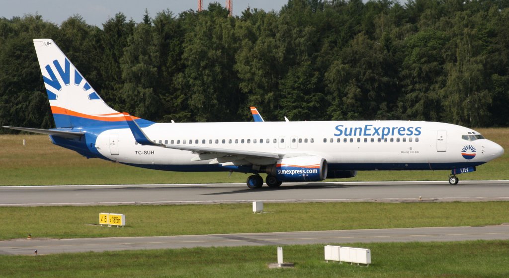 SunExpress, TC-SUH, Boeing 737-8CX, 25.06.2011, HAM-EDDH, Hamburg, Germany