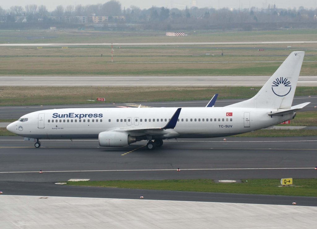 SunExpress, TC-SUV, Boeing 737-800 WL, 2009.03.17, DUS-EDDL, Dsseldorf, Germany 

