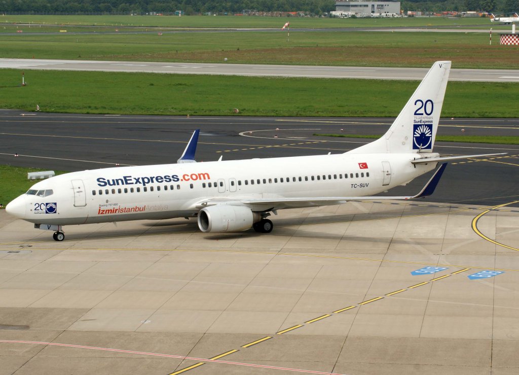 SunExpress, TC-SUV, Boeing 737-800 wl, 28.07.2011, DUS-EDDL, Dsseldorf, Germany