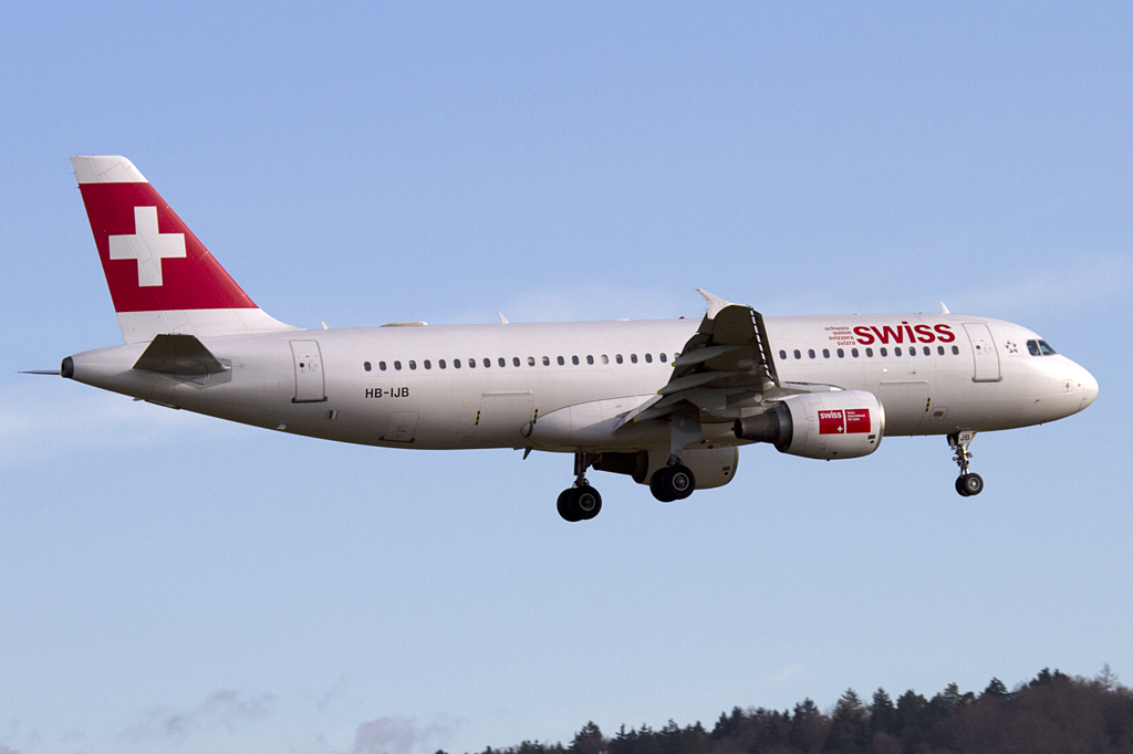 Swiss, HB-IJB, Airbus, A320-214, 15.01.2011, ZRH, Zuerich, Switzerland 




