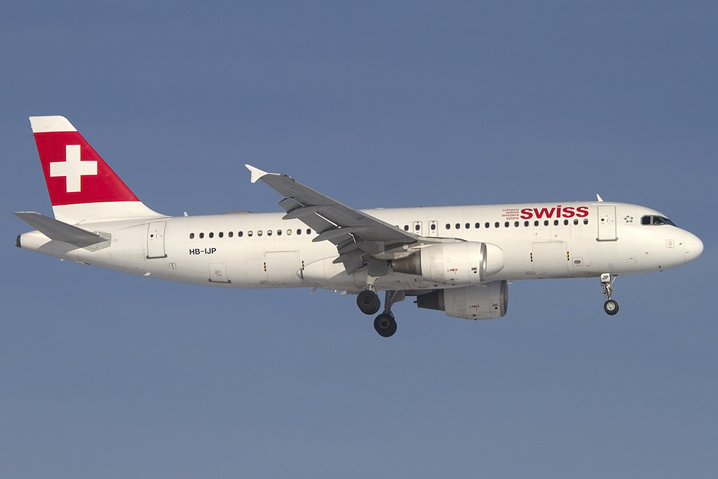 Swiss, HB-IJP, Airbus, A320-214, 23.01.2013, ZRH, Zrich, Switzerland 




