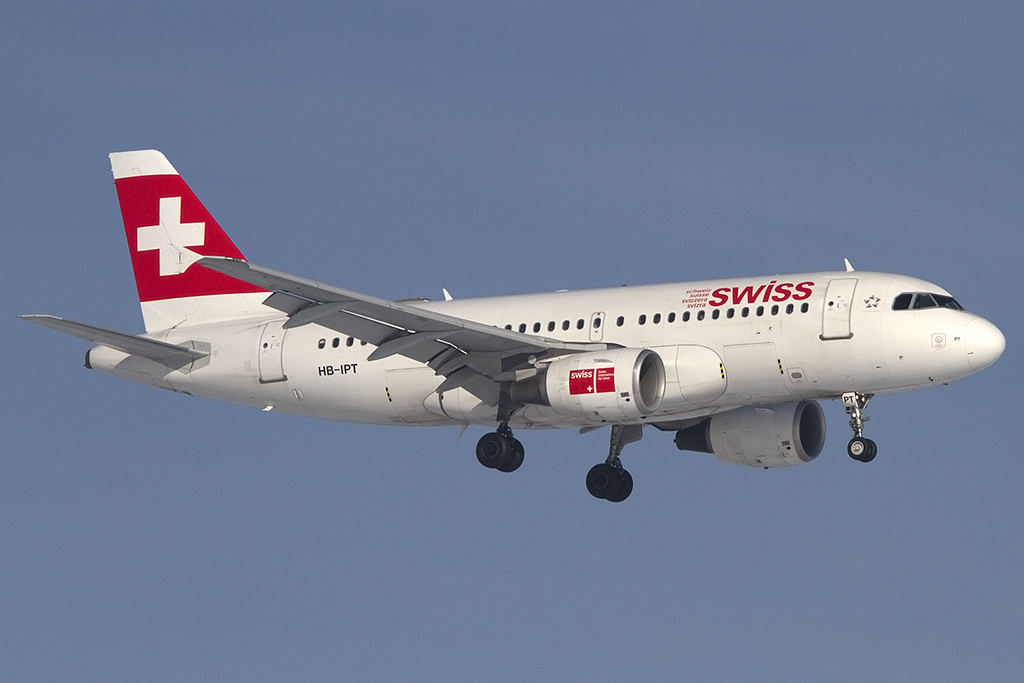 Swiss, HB-IPT, Airbus, A319-112, 23.01.2013, ZRH, Zrich, Switzerland 



