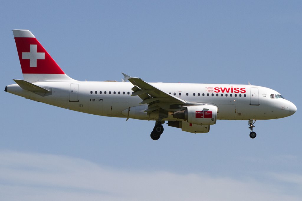 Swiss, HB-IPY, Airbus, A319-112, 28.04.2012, ZRH, Zrich, Switzerland 



