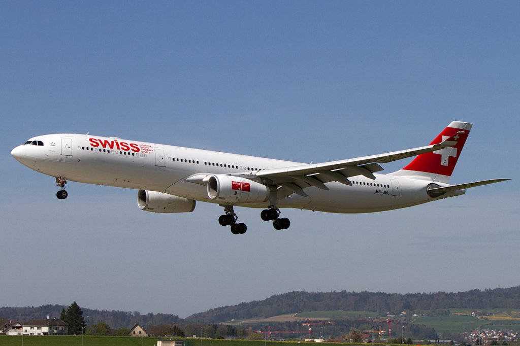 Swiss, HB-JHJ, Airbus, A330-343X, 28.04.2012, ZRH, Zrich, Switzerland 


