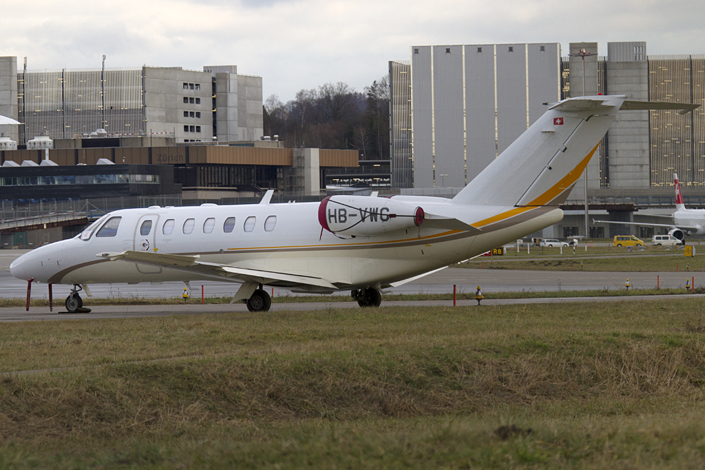 Swiss, HB-VWC, Cessna, 525B CJ3, 15.01.2011, ZRH, Zuerich, Switzerland 






