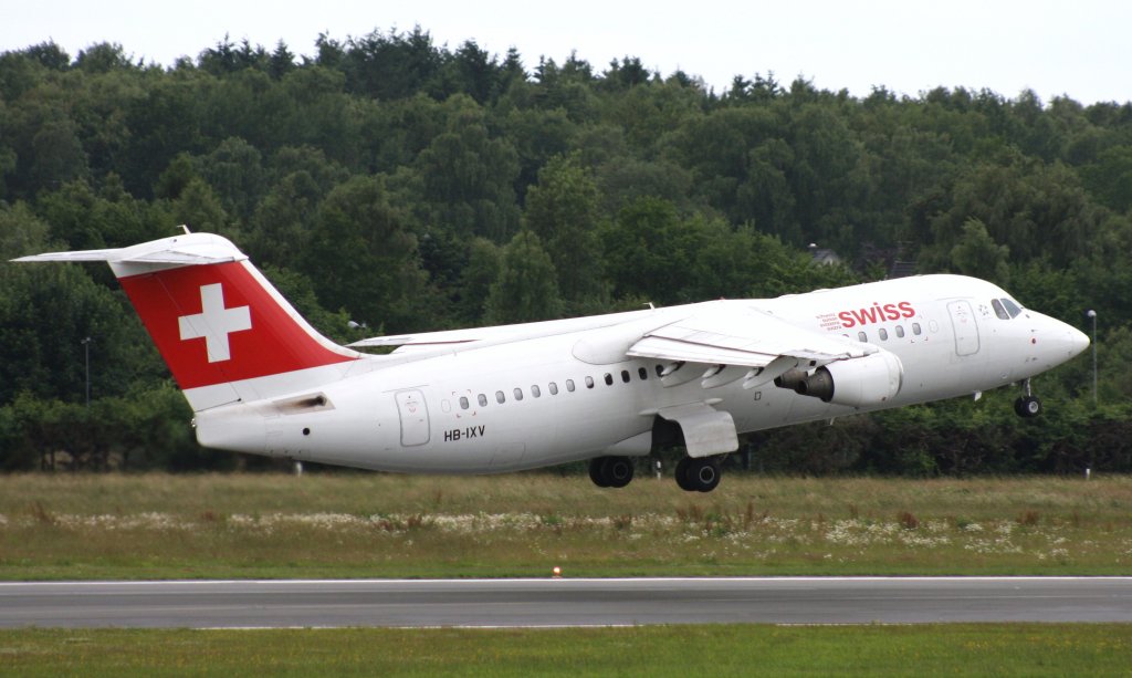 Swiss,HB-IXV,(c/nE3274),British Aerospace Avro RJ100,29.06.2013,HAM-EDDH,Hamburg,Germany