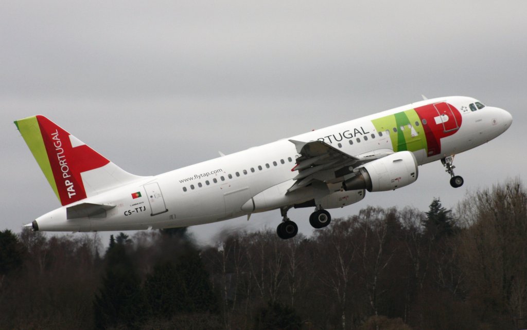 TAP Portugal,CS-TTJ,(c/n979),Airbus A319-111,12.03.2012,HAM-EDDH,Hamburg,Germany