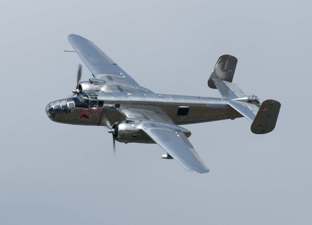 The Flying Bulls, N6123C, North American B-25 J Mitchell, 2009.04.05, FDH, Friedrichshafen, Germany