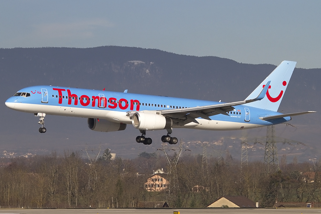 Thomsonfly, G-OOBB, Boeing, B757-28A, 29.12.2012, GVA, Geneve, Switzerland



