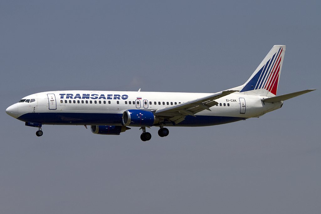 Transaero, EI-DXK, Boeing, B737-4S3, 16.06.2011, BCN, Barcelona, Spain 



