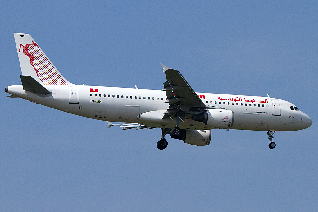 Tunisair, TS-IMM, Airbus, A320-211, 31.03.2012, LYS, Lyon, France



