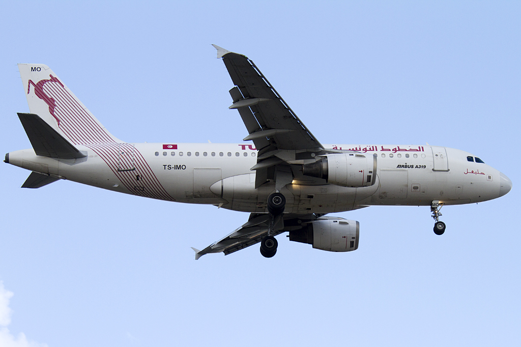 Tunisair, TS-IMO, Airbus, A319-114, 09.09.2010, TLS, Toulouse, France 




