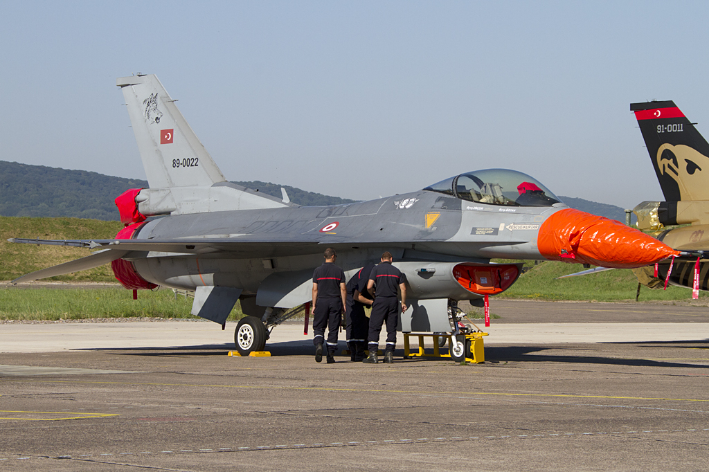 Turkey - Air Force, 89-0022, Tusas, F-16C Fighting Falcon, 03.07.2011, LFSX, Luxeuil, France 




