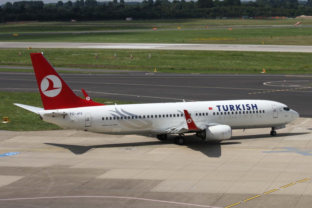 Turkish Airlines, TC-JFE  Hatay , Boeing, 737-800 wl, 11.08.2012, DUS-EDDL, Dsseldorf, Germany 