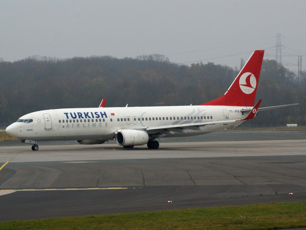 Turkish Airlines, TC-JFG  Mardin , Boeing, 737-800 wl, 13.11.2011, DUS-EDDL, Dsseldorf, Germany