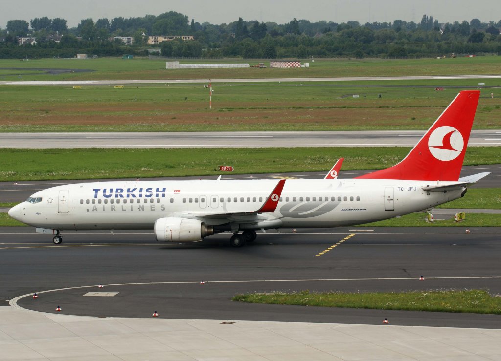 Turkish Airlines, TC-JFJ  Agri , Boeing 737-800 wl, 28.07.2011, DUS-EDDL, Dsseldorf, Germany