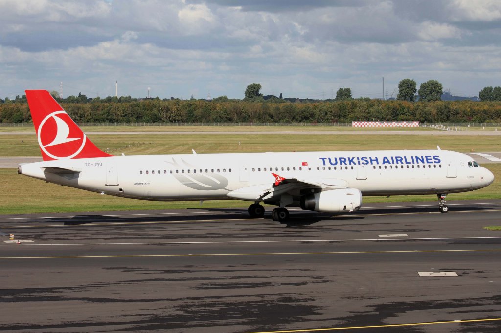 Turkish Airlines, TC-JRU  Florya , Airbus, A 321-200 (neue TA-Lackierung), 22.09.2012, DUS-EDDL, Dsseldorf, Germany