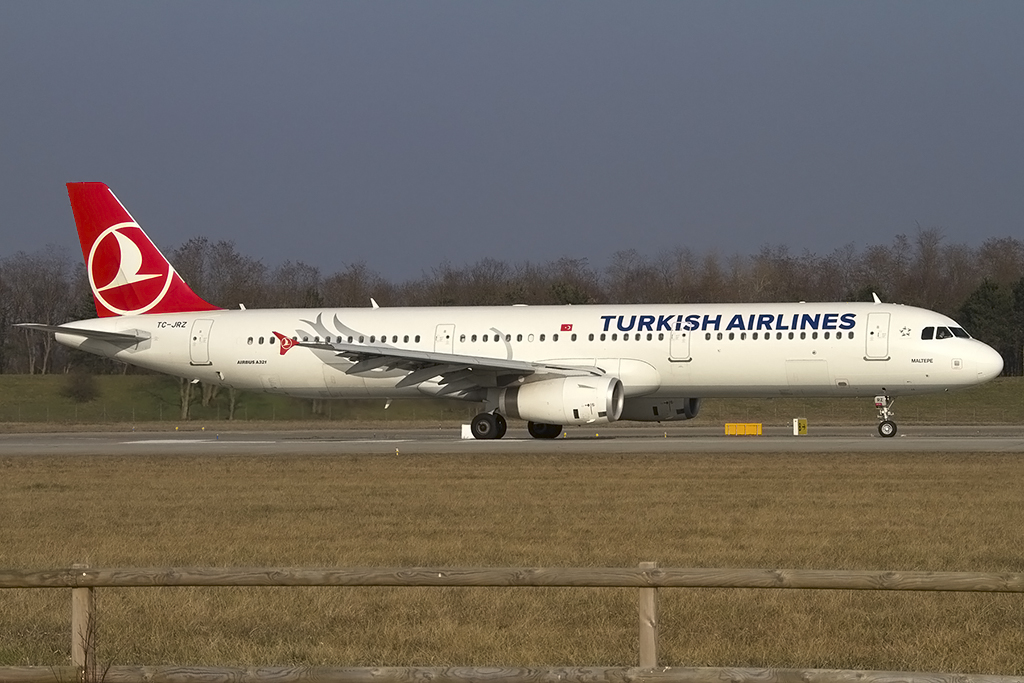 Turkish Airlines, TC-JRZ, Airbus, A321-231, 03.03.2013, BSL, Basel, Switzerland 




