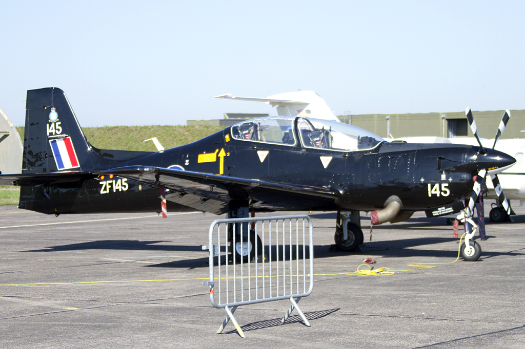 United Kingdom - Air Force, ZF145, Short, S-312 Tucano T1, 03.07.2011, LFSX, Luxeuil, France

