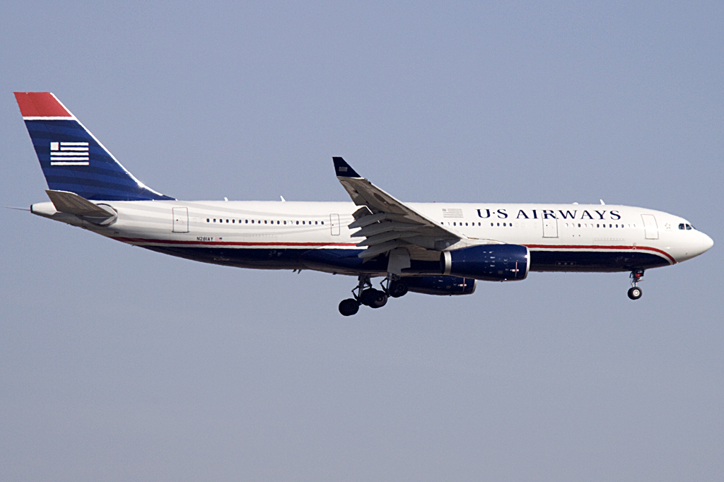 US Airways, N281AY, Airbus, A330-243, 24.04.2010, FRA, Frankfurt, Germany 


