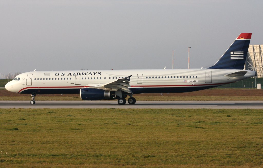 US Airways,D-AVZL (c/n 4935),Airbus A321-231,23.11.2011,XFW-EDHI,Hamburg-Finkenwerder,Germany