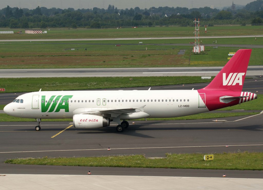 VIA Bulgarian Airways, LZ-MDD, Airbus A 320-200, 28.07.2011, DUS-EDDL, Dsseldorf, Gemany 


