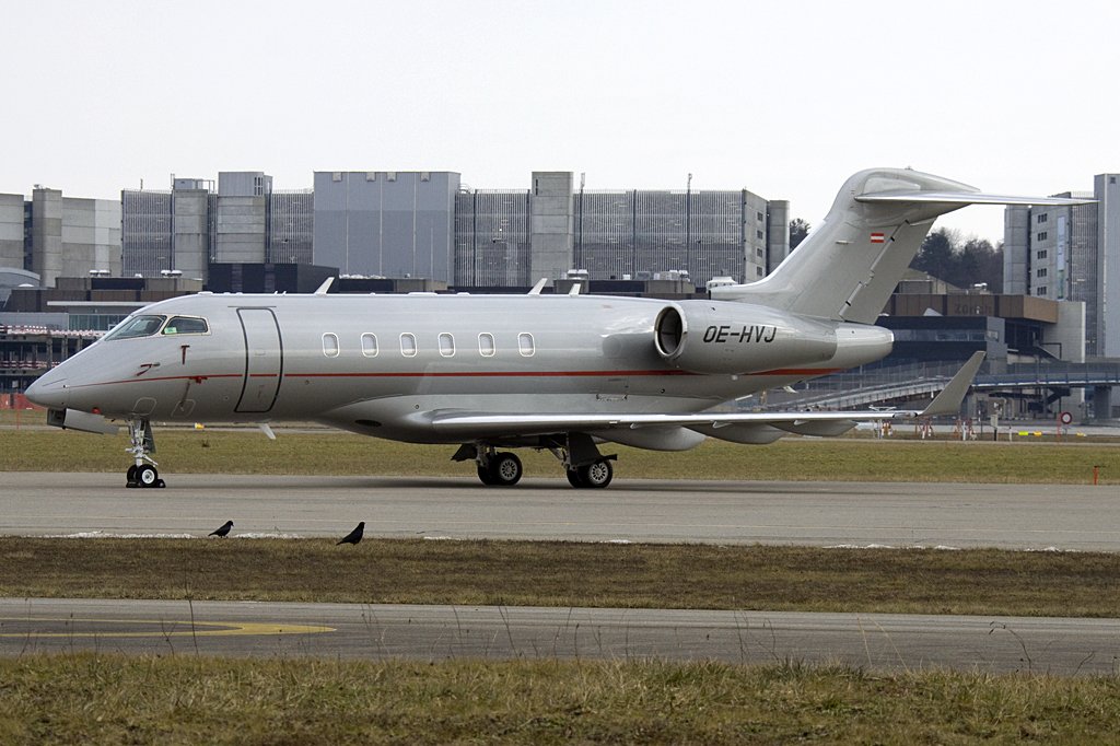 Vista Jet, OE-HVJ, Bombardier, BD-100-1A10 Challenger 300, 20.02.2010, ZRH, Zrich, Switzerland 

