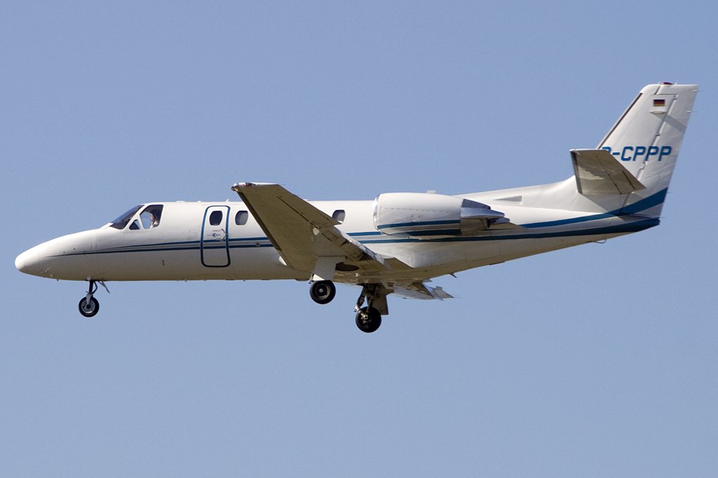 Windrose Air, D-CPPP, Cessna, 550B Citation, 31.08.2009, FRA, Frankfurt, Germany 

