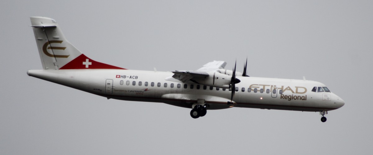09.02.15 @ LEJ / Etihad Regional (Darwin Airlines) ATR-72-212A HB-ACB