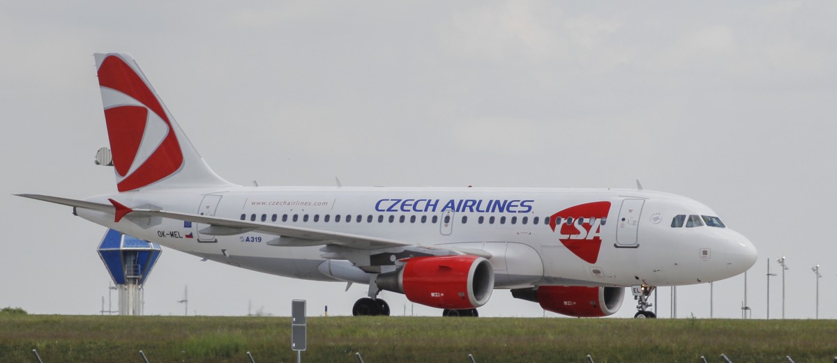 18.05.15 @ LEJ / Czech Airlines (CSA) Airbus A319-112 OK-MEL