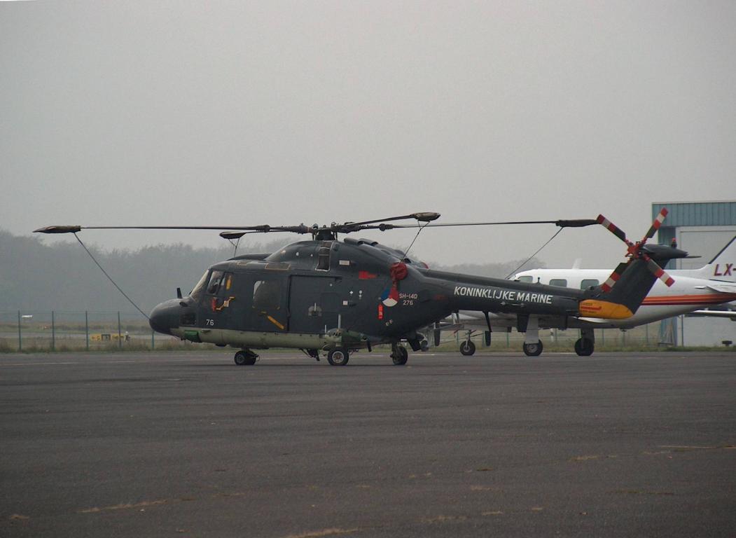 276, Westland SH-14D Lynx der niederländischen Marine am 29.01.2005 in Luxembourg