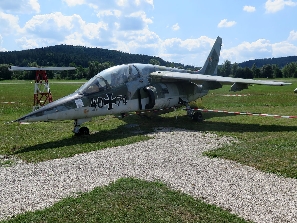 40+74, German Air Force, Dassault-Brequet / Dornier, Alpha Jet,  04.08.2019, EDTS, Schwenningen, Germany