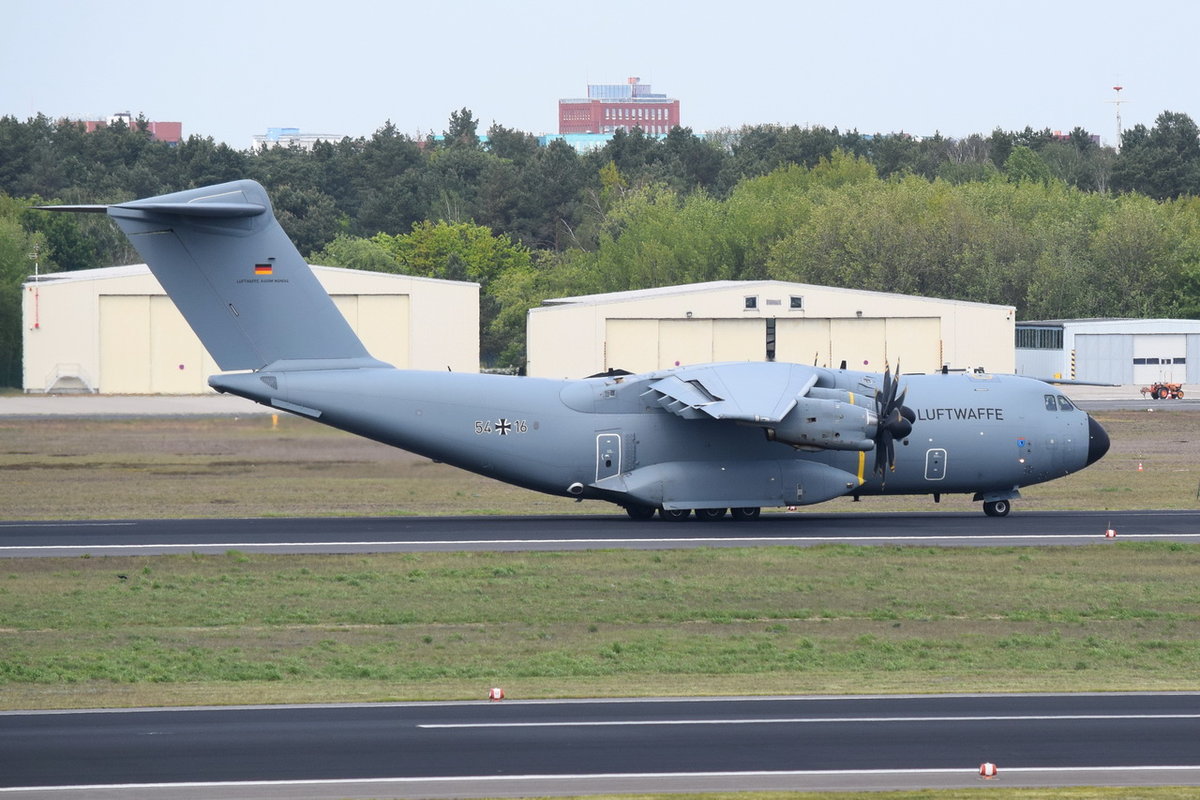 54+16 German Air Force Airbus A400M-180 , 08.05.2019 , TXL