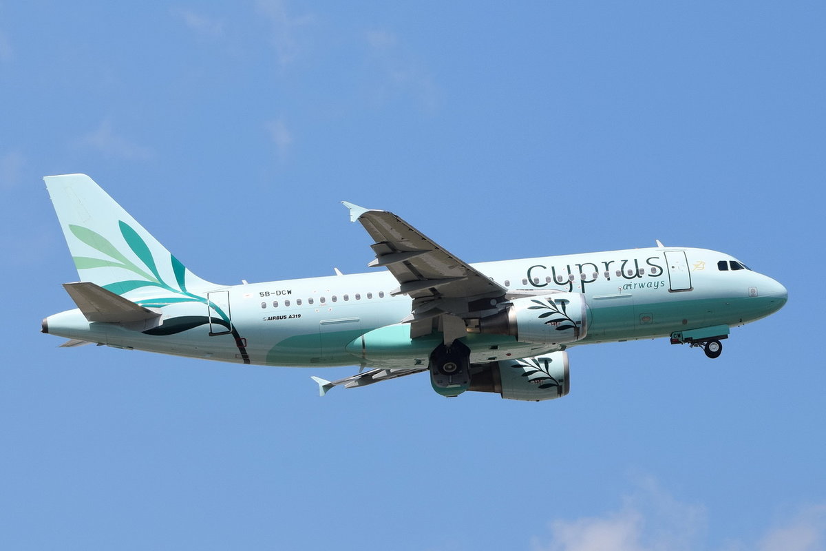 5B-DCW Cyprus Airways Airbus A319-114   , MUC , 12.05.2018