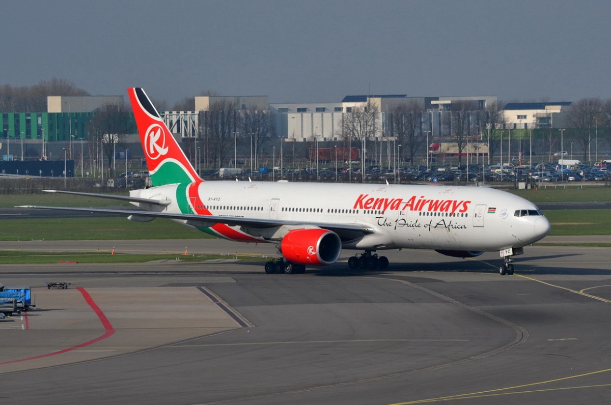 5Y-KYZ Kenya Airways Boeing 777-2U8(ER)   08.03.2014  Amsterdam-Schiphol