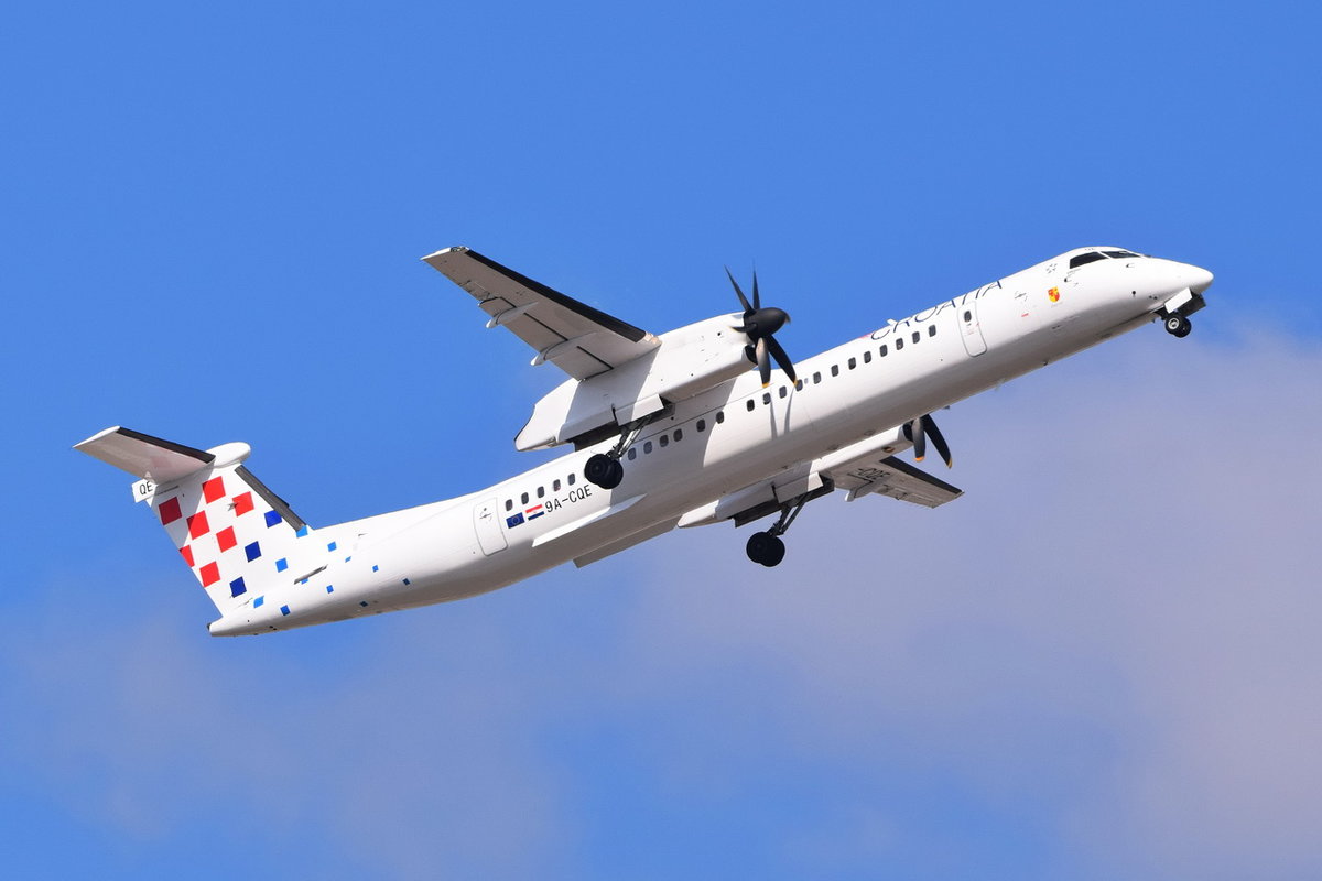 9A-CQE Croatia Airlines De Havilland Canada DHC-8-402Q Dash 8  , MUC , 29.03.2019 