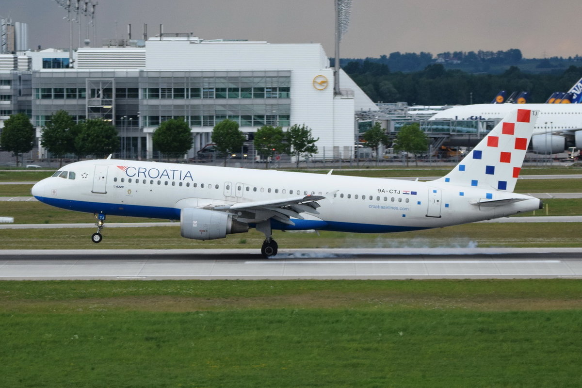 9A-CTJ Croatia Airlines Airbus A320-214  , MUC , 10.05.2018