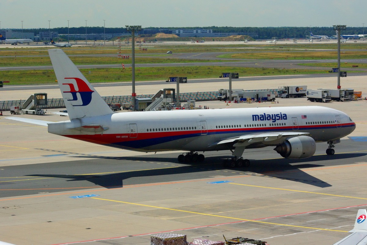 9M-MRM Malaysia Airlines Boeing 777-2H6 (ER)  zum Start in Frankfurt am 16.07.2014