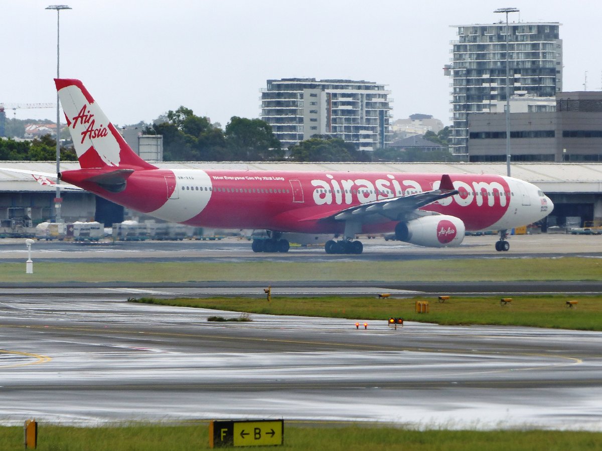 9M-XXG, Airbus A 330-343, Air Asia, Sydney Airport (SYD), 4.1.2018
