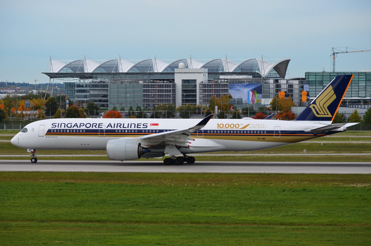 9V-SMF Singapore Airlines Airbus A350-941  , MUC , 02.10.2017