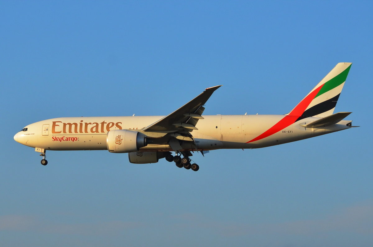 A6-EFI Emirates Sky Cargo Boeing 777-F1H  , FRA , 07.12.2017
