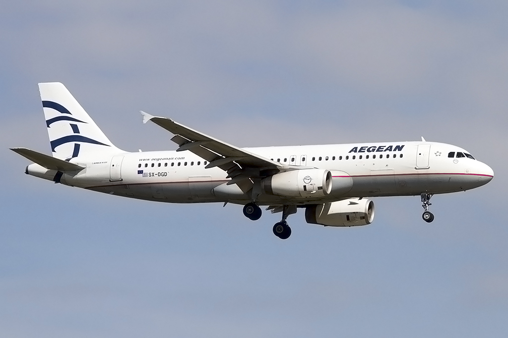Aegan Airlines, SX-DGD, Airbus, A320-232, 04.05.2014, FRA, Frankfurt, Germany 


